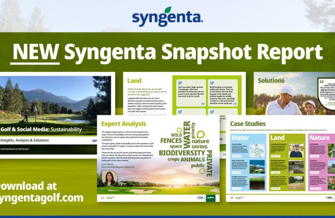 Syngenta Snapshot report - Golf & Social Media: Sustainability